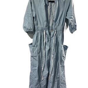 Velvette Label Light Blue Denim Dress Long Sleeve Sz 16